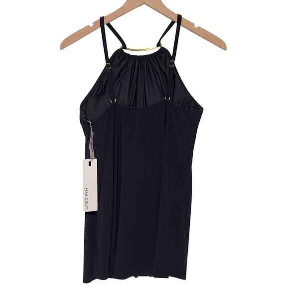 NWTs Magicsuit by Miraclesuit Solid Parker Swim Dress (10) - Picture 6 of 15